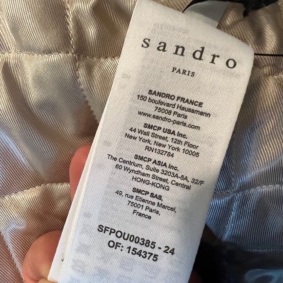 Sandro Wool Coat NWT - Picture 4 of 11
